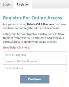 Register for Customer Portal