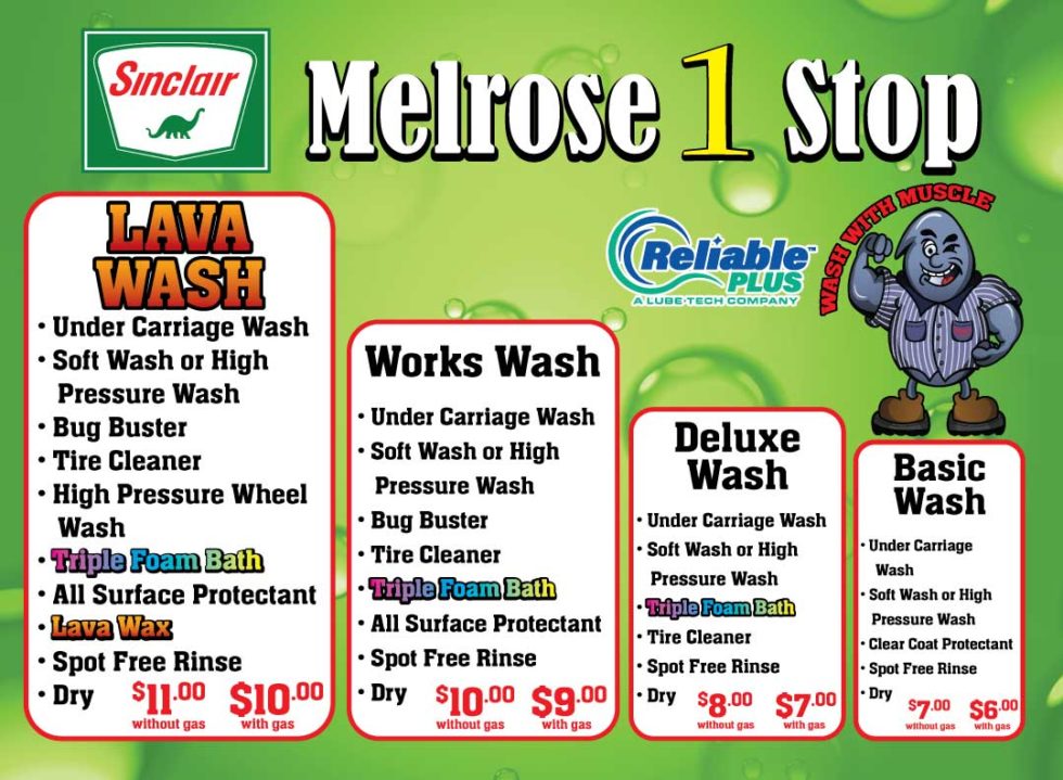 Melrose 1 Stop Car & Truck Wash Frequent Wash Program