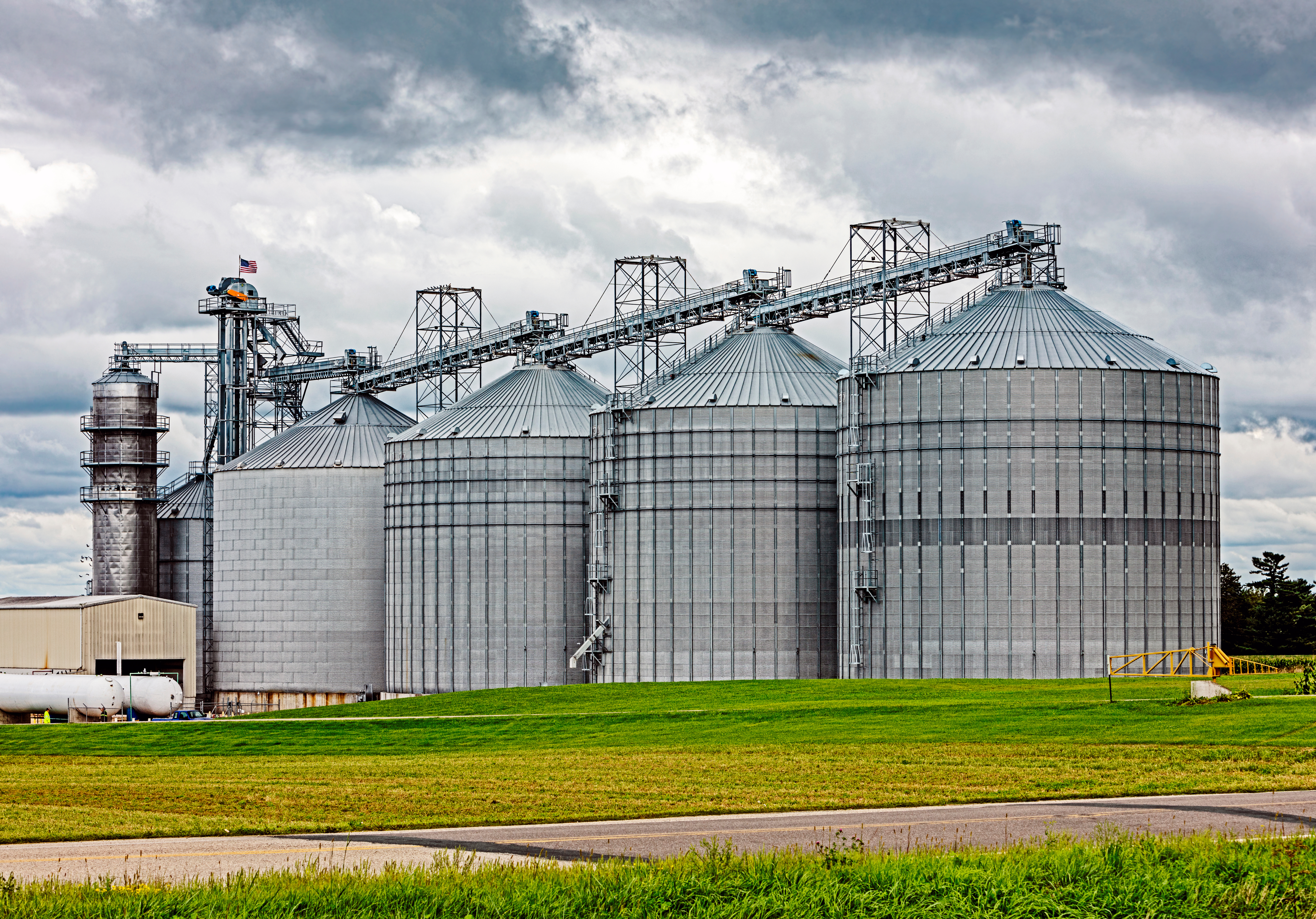 Propane grain dryers