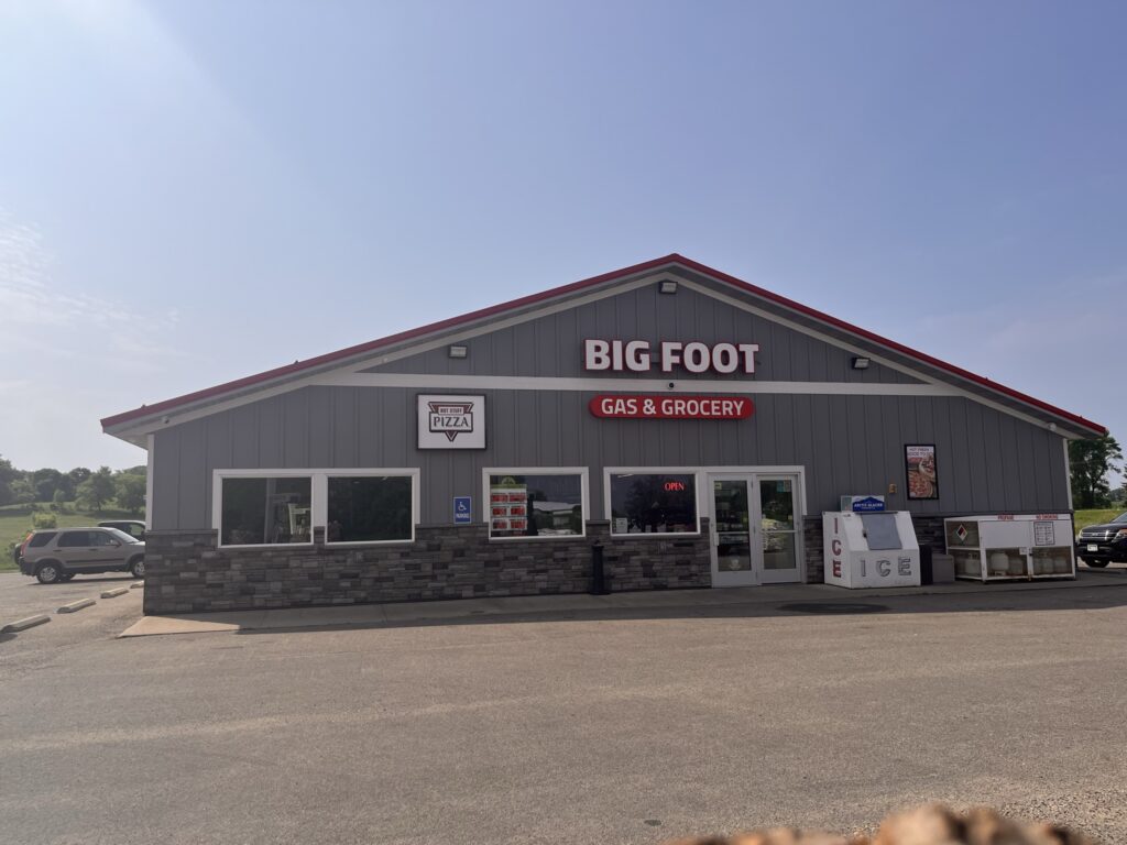Big Foot Gas & Grocery store in Vining, MN